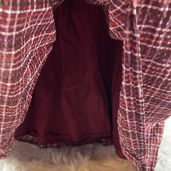 MADEWELL Seersucker Wrap Mini Dress Size XL - Picture 7 of 15